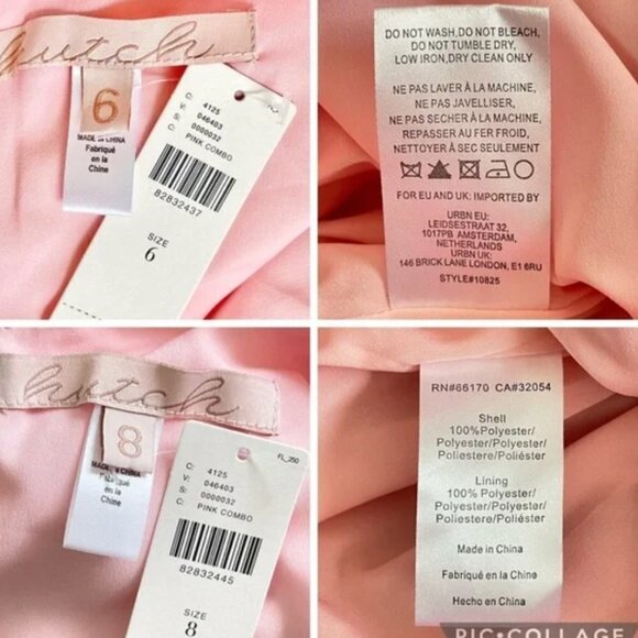 NWT Anthropologie Hutch One Shoulder Floral Tulle Pink Puffer Watercolor Romper - Picture 13 of 13